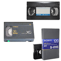 S-VHS・VHS-C・BETAMAX